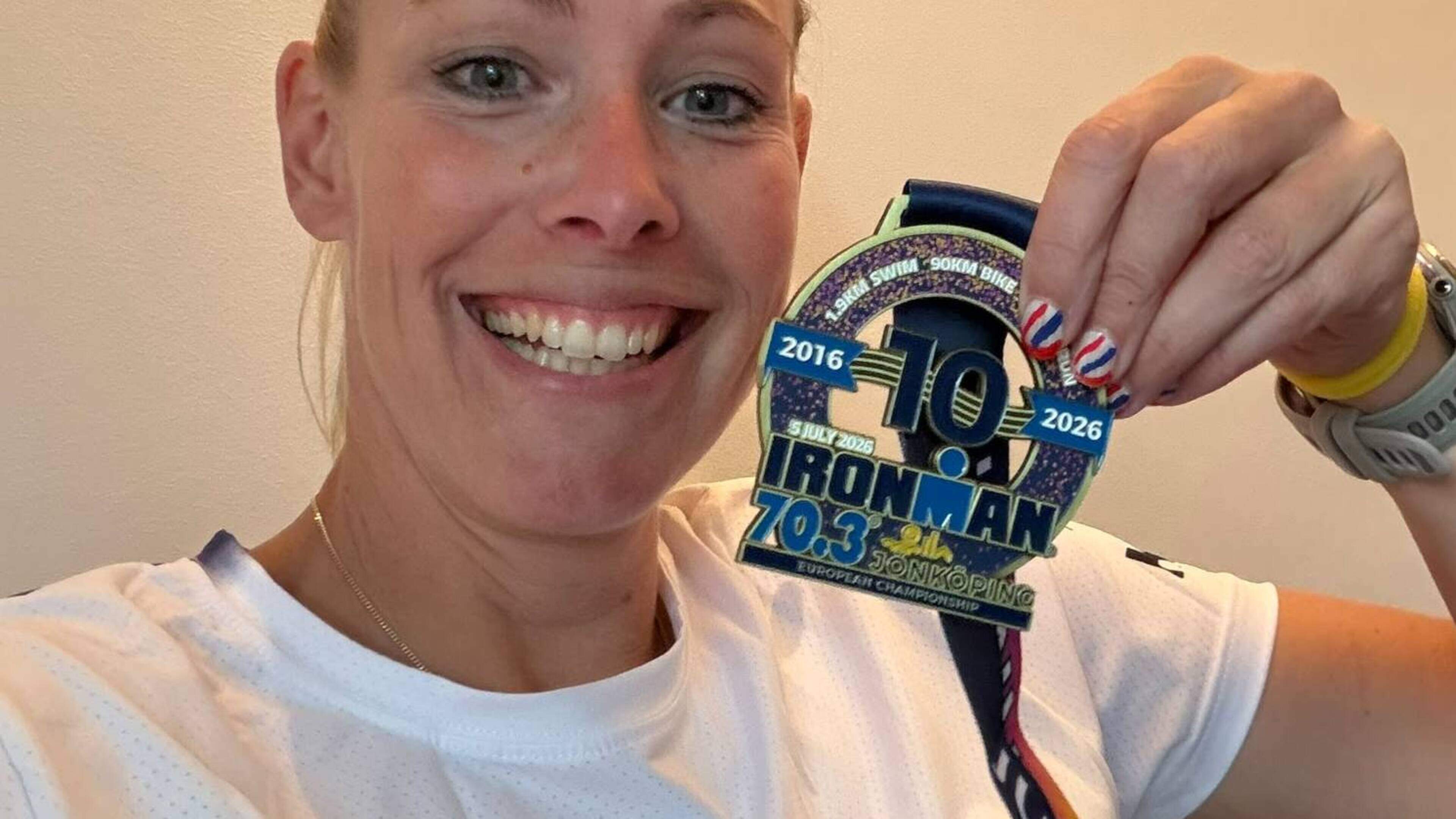 Marloes Kremer uit Oldeholtpade vierde op Europees Kampioenschap Ironman in Zweden
